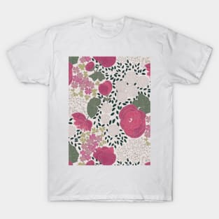 Dream rose and floral garden T-Shirt